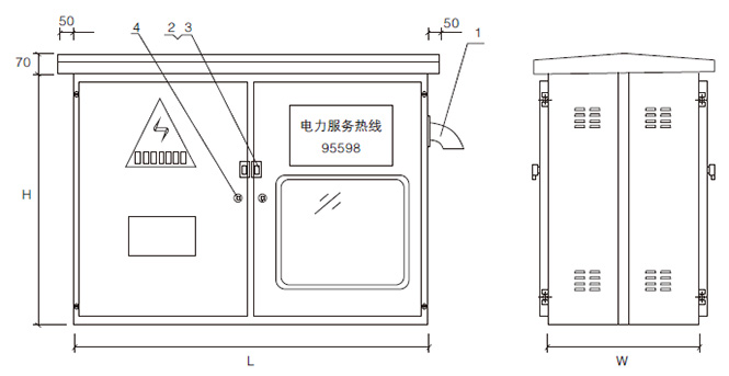 卧式箱体外形尺寸